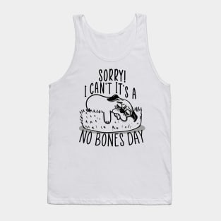 Copy of No Bones day Pug Meme Tank Top